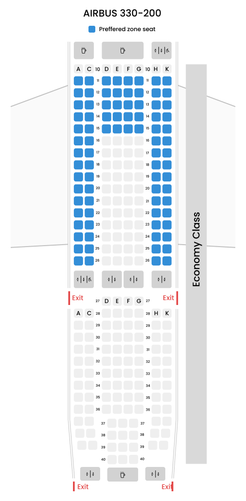 Seat reservation Air Serbia